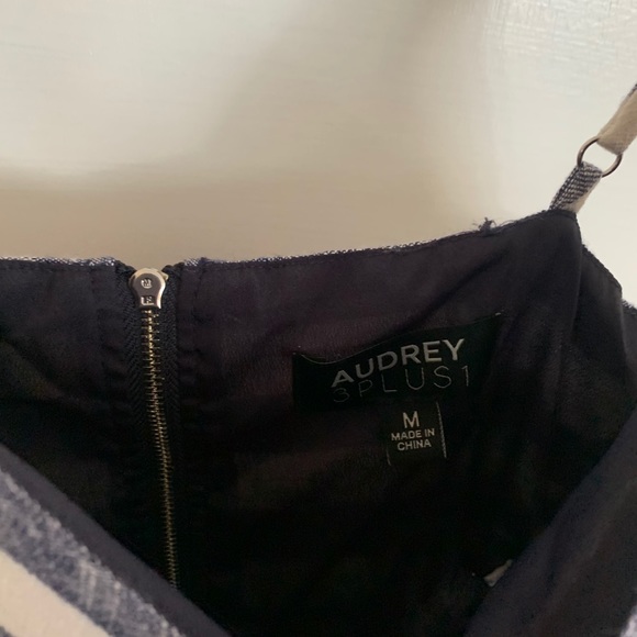 Blue striped linen Jumpsuit, cage, m - Picture 4 of 5